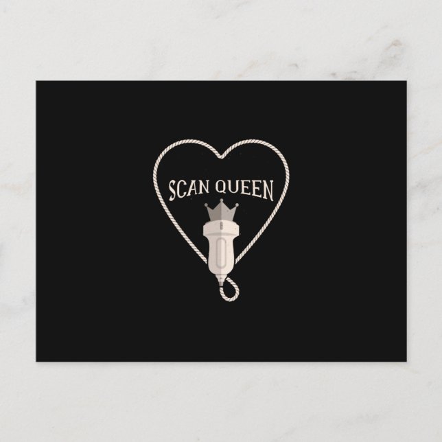 Carte Postale Échographie (Devant)