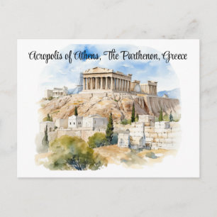 Carte Postale Echos de l'Antiquité, Gardien de l'Acropole