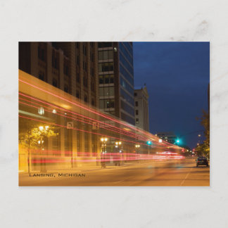 Carte Postale Éclairage de la ville