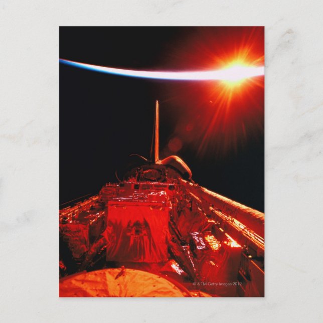 Carte Postale Éclipse de l'espace (Devant)