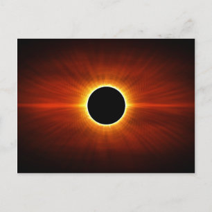 Carte Postale Éclipse de Soleil