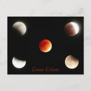 Carte Postale Éclipse lunaire