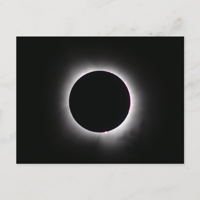 Carte Postale Éclipse solaire totale 8 avril 2024 (Devant)