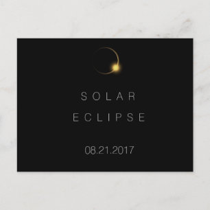 Carte Postale Éclipse solaire totale américaine 2017