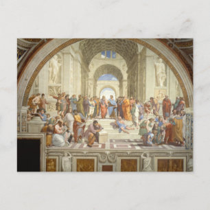 Carte Postale École d'Athènes