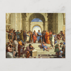 Carte Postale École d'Athènes
