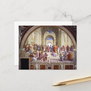 Carte Postale École d'Athènes, de Stanza della Segnatura