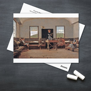 Carte Postale École de campagne Winslow Homer