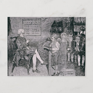 Carte Postale École de la vieille époque en Pennsylvanie