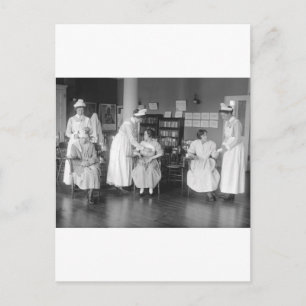 Carte Postale École de soins infirmiers, début des années 1900