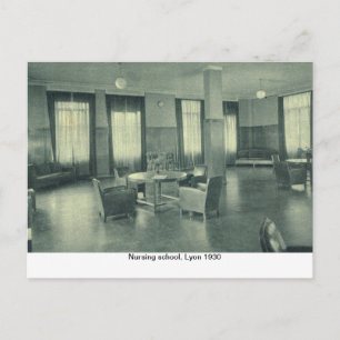 Carte Postale École d'infirmières, Lyon 1930