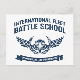 Carte Postale École internationale de combat de la flotte Ender