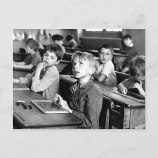 Carte Postale École Paris - 1956 - Robert Doisneau