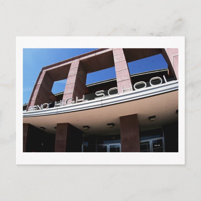 Carte Postale École secondaire Reno (Devant)
