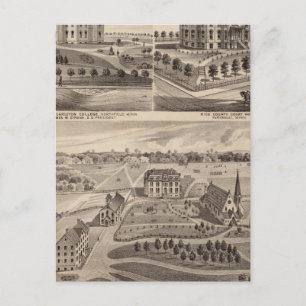 Carte Postale École Shattuck, Faribault Willis Hall, Minnesota