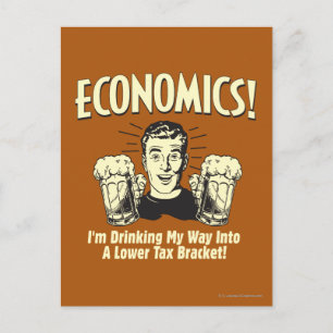 Carte Postale Économie : Boire un paquet fiscal plus faible