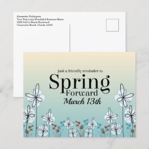 Carte Postale Économies d'avant-printemps