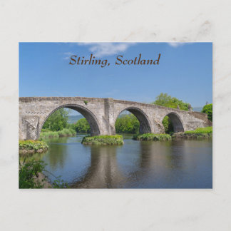 Carte postale écossaise Stirling Bridge