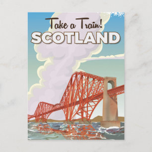 Carte Postale Ecosse Quatrième pont affiche Voyage.