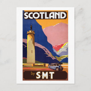 Carte Postale Ecosse vintage