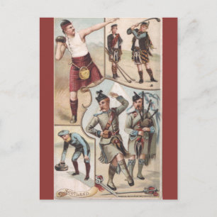 Carte Postale Écosse vintage