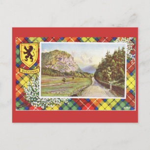 Carte Postale Ecosse vintage, Buchanan, Pass de ballater