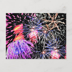 Carte Postale Écran Fireworks, ZSSG