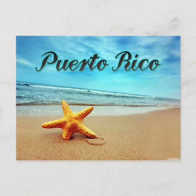 Carte Postale Écre de Porto Rico (Devant)