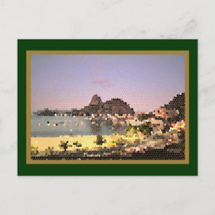 Carte Postale Écrire sur le riz au pain de sucre