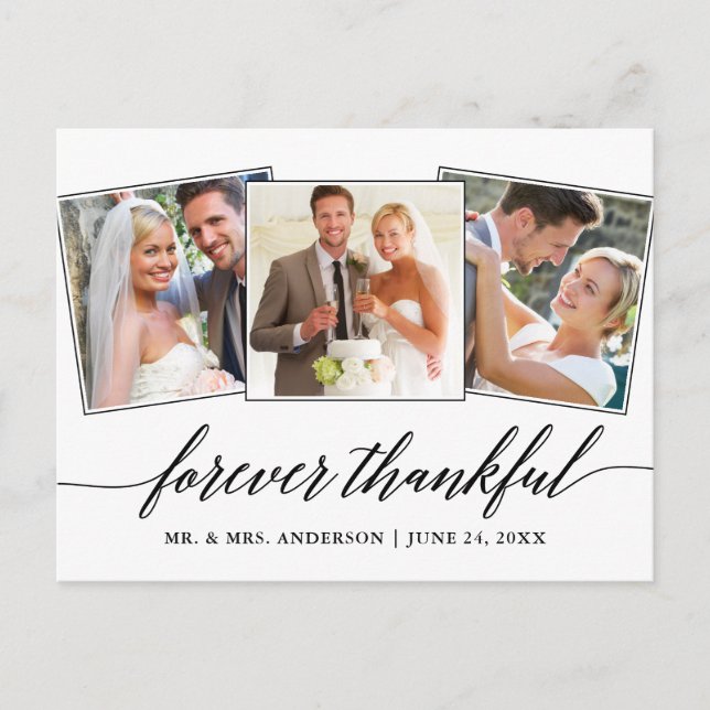 Carte Postale Écriture de calligraphie moderne 3 Photo Toujours  (Devant)