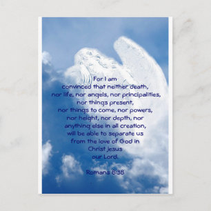 Carte Postale Écriture Inspirante Angel Dans Les Nuages, Romains