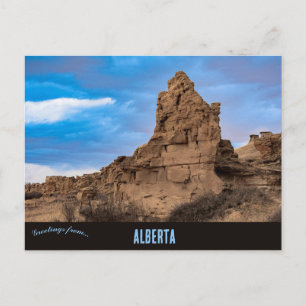 Carte Postale Écriture sur Stone Provincial Park Alberta