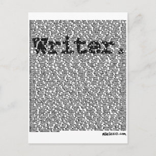 Carte Postale "Écrivain."