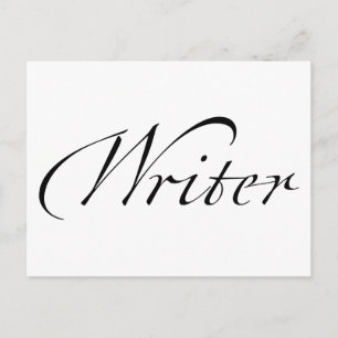 Carte Postale Écrivain