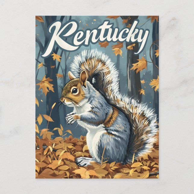 Carte Postale Écureuil du Kentucky (Devant)