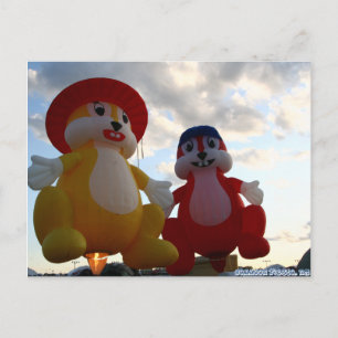 Carte Postale Écureuils volants