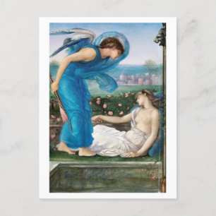 CARTE POSTALE: ED. BURNE - JONES : CUPID + PSYCHE 