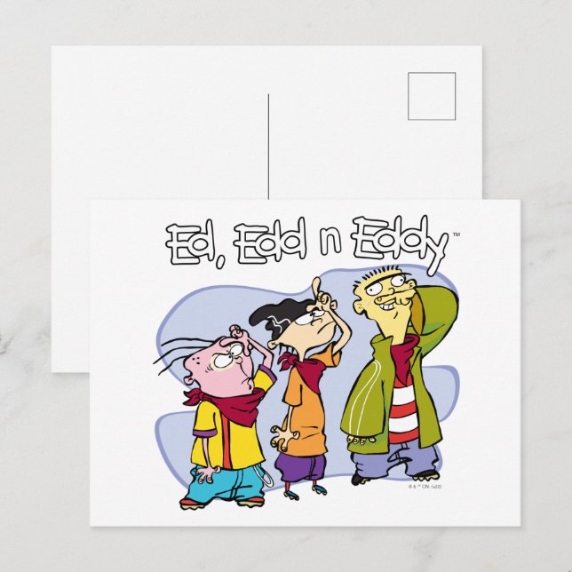 Carte Postale Ed, Edd, n Eddy Hand Signes (Devant / Derrière)