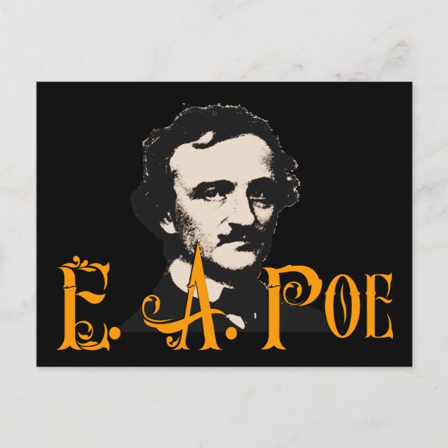 Carte Postale Edgar Allan Poe (Devant)