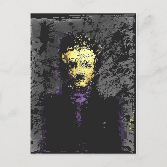 Carte Postale Edgar Allan Poe (Devant)