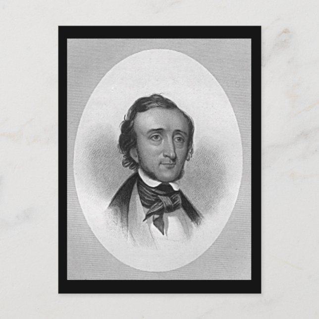 Carte Postale Edgar Allan Poe (Devant)