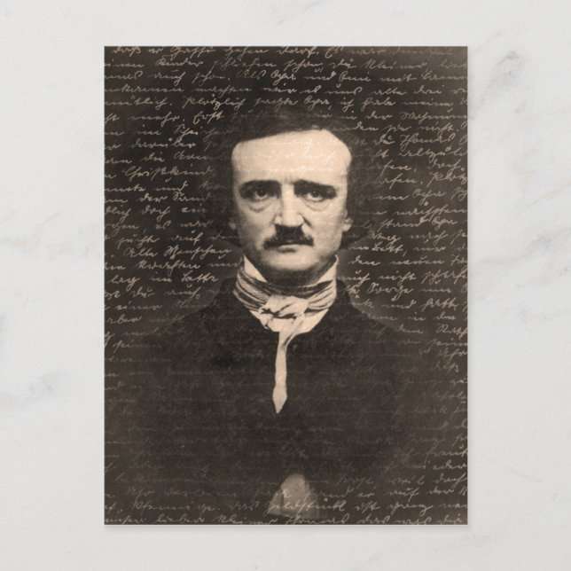 Carte Postale Edgar Allan Poe (Devant)