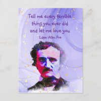 Edgar Allan Poe Auteur Écrivain Poète Love Citatio