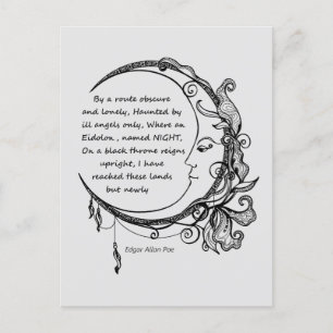 Carte Postale  Edgar Allan Poe Dreamland Dreamland 