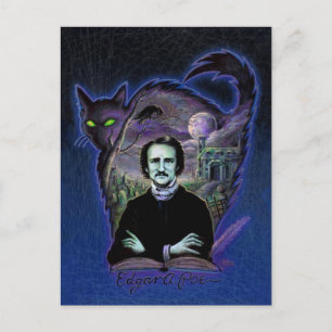 Carte Postale Edgar Allan Poe gothique