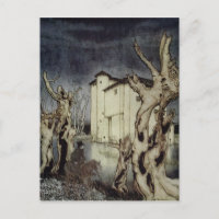 Edgar Allan Poe Usher tableau d'Arthur Rackham