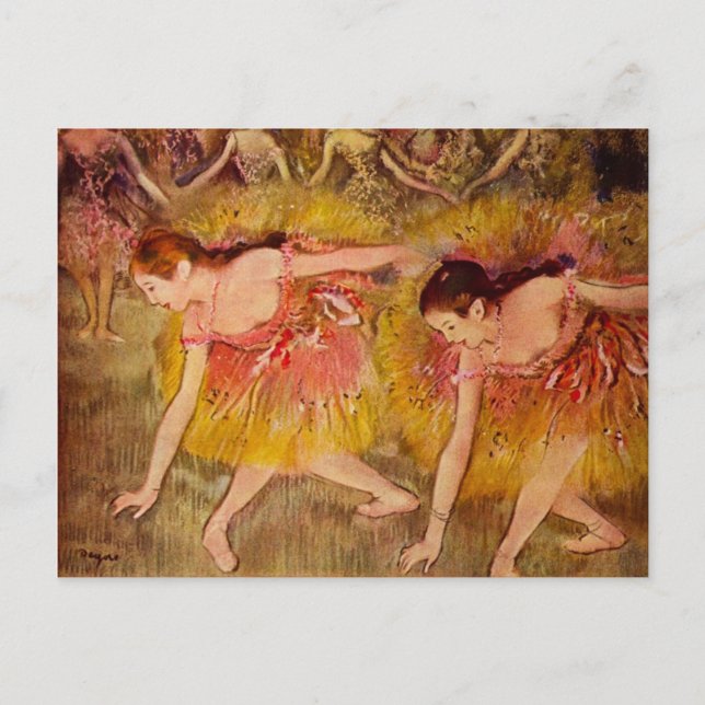 Carte postale Edgar Degas Ballerina (Devant)