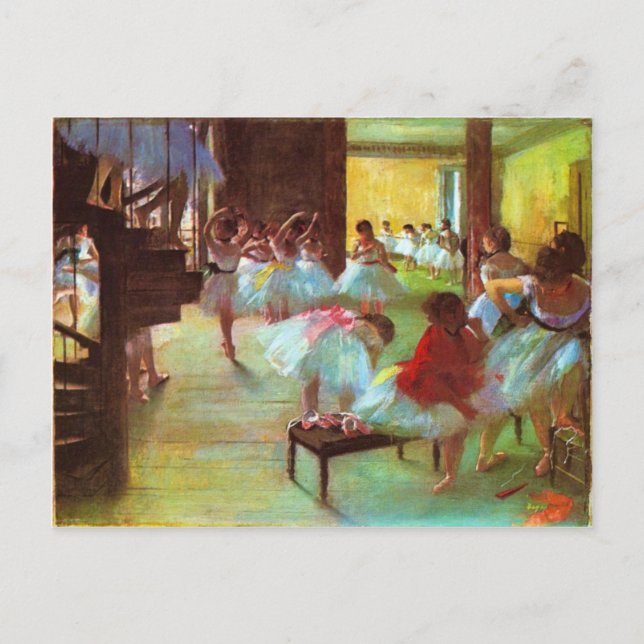 Carte Postale Edgar Degas Ballerina Art (Devant)