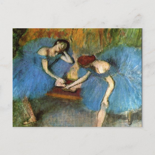 Carte Postale Edgar Degas Danser Ballerinas Art (Devant)