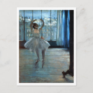 Carte Postale Edgar Degas   Danseur devant une fenêtre